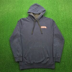 HEB Hoodie Sweatshirt Mens Medium Blue Pullover Employee Uniform Work Wear